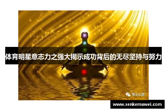 体育明星意志力之强大揭示成功背后的无尽坚持与努力